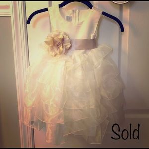 Toddler flower girl/ christening dress